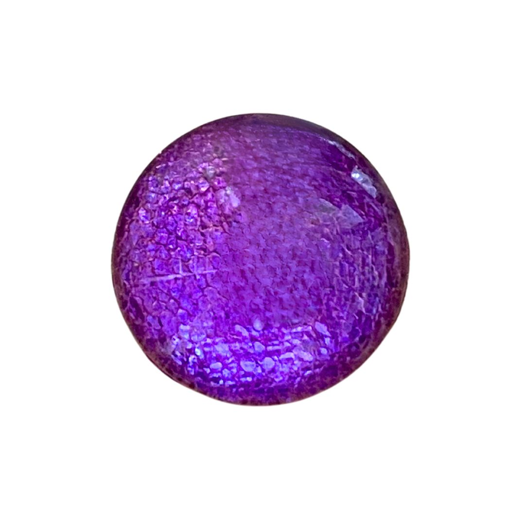 25mm Purple Pink Shift Round Dome Glass Cabochon