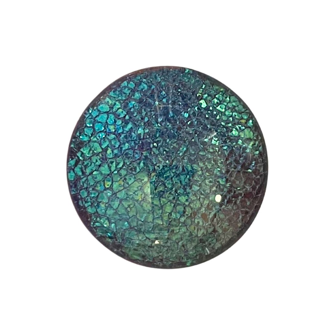25mm Blue Purple Shift Round Dome Glass Cabochon