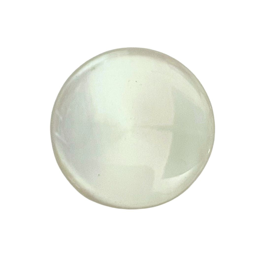 29mm White Pearl Look Button with Shank
