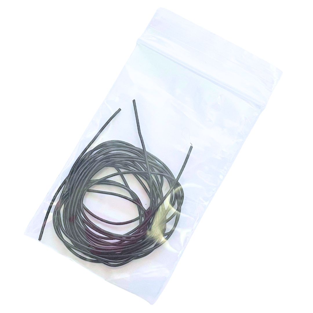 Black Soft Round Smooth Copper Bullion Metallic Wire