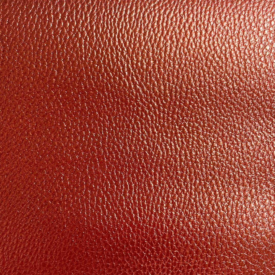 Copper Metallic Imitation Leather PU Vinyl