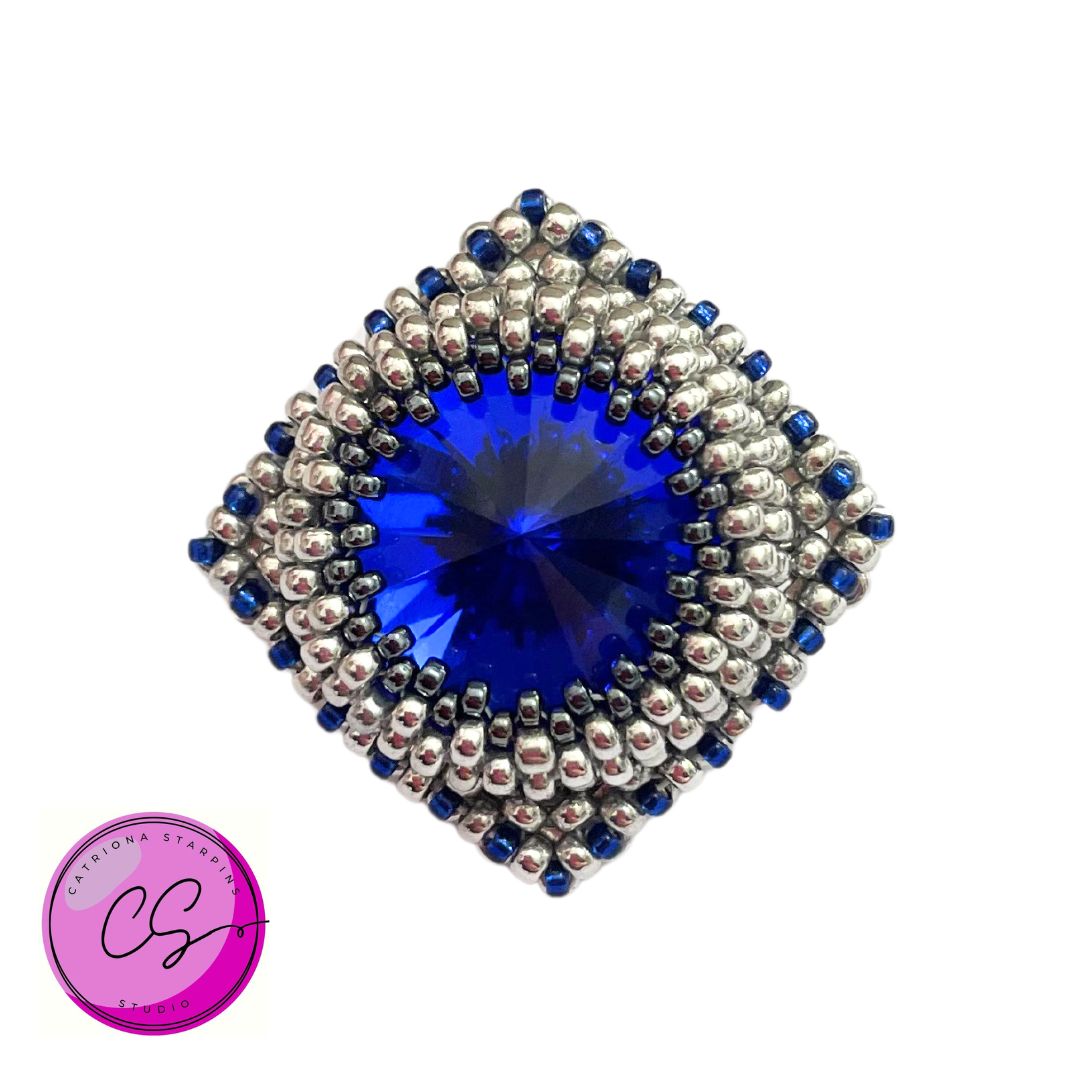 TUTORIAL - FREE PDF DOWNLOAD Celebrations Cocktail Ring by Catriona Starpins