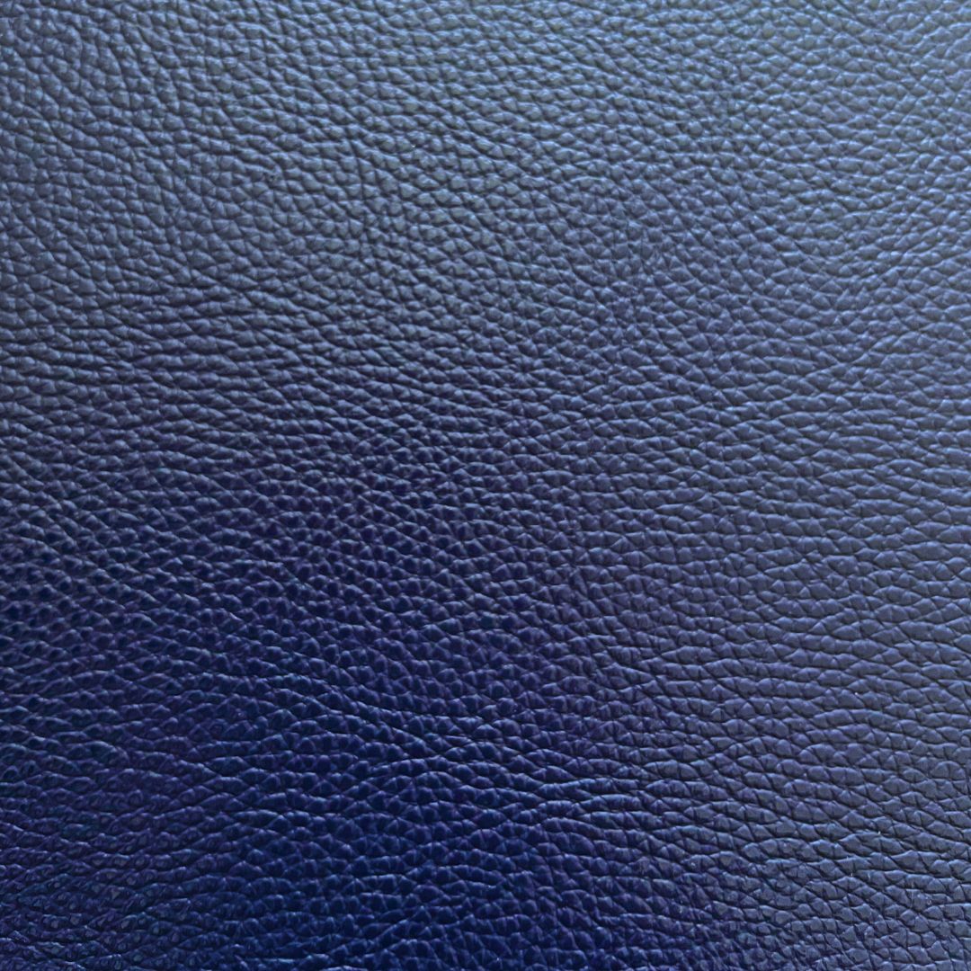 Navy Blue Imitation Leather PU Vinyl