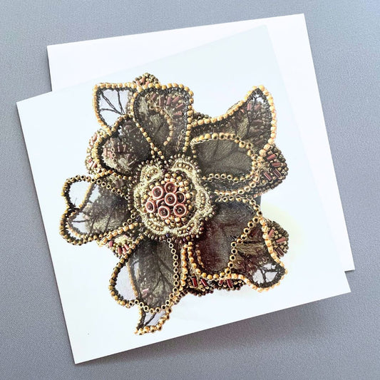 Greeting Card, Blank Inside, Prom Night Flower