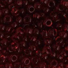 Preciosa Size 2/0 Czech Glass Seed Beads - Transparent Ruby