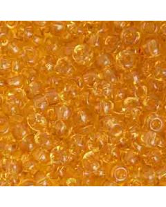 Preciosa Size 2/0 Czech Glass Seed Beads - Transparent Topaz