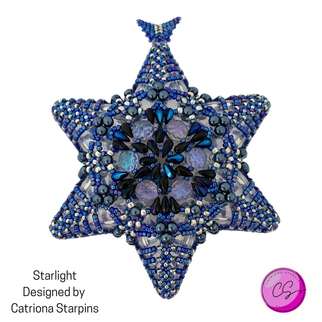 Starlight Christmas Ornament Kit BLUE with PDF Tutorial
