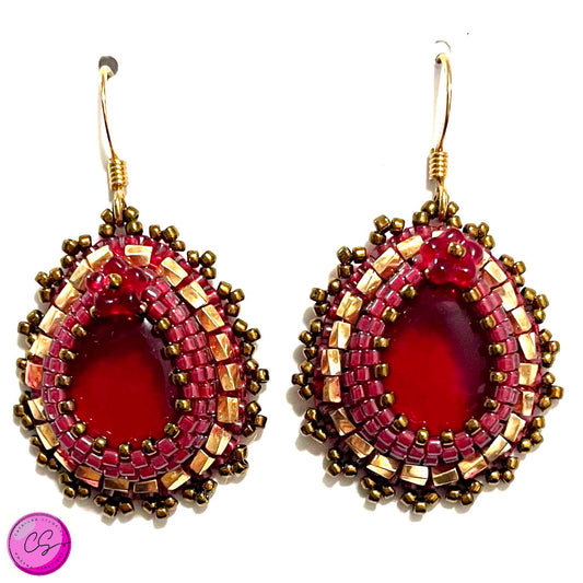 Rain Drop Earrings PDF Tutorial Download