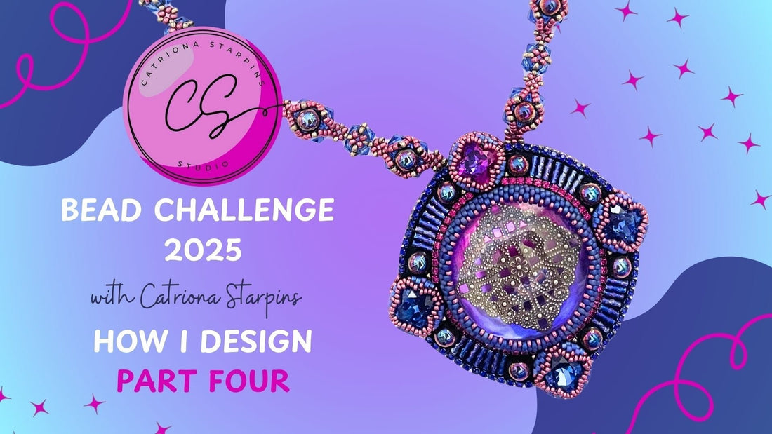 Finishing the Bead Challenge Pendant