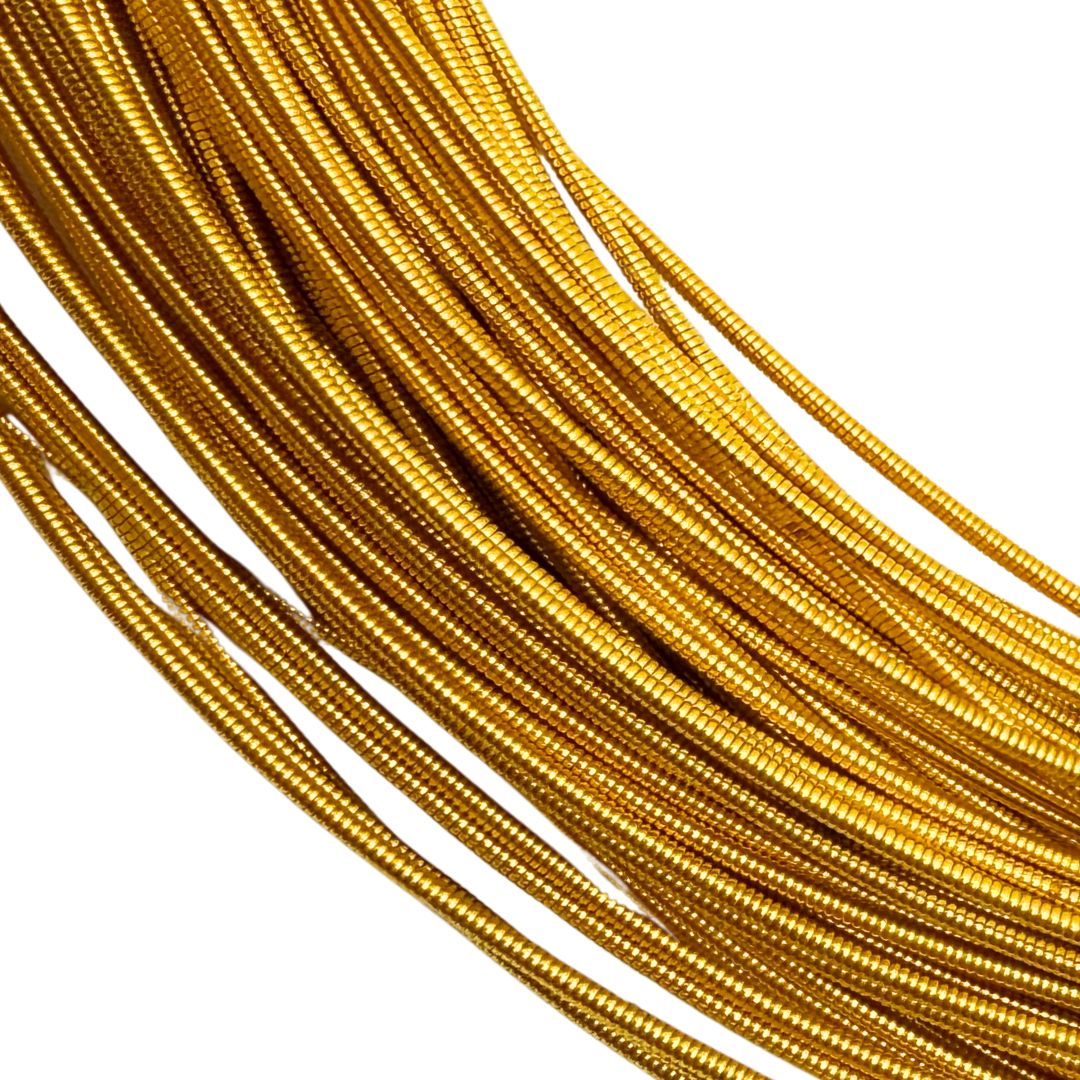 1MM, Gimp, Siff Wire, French Stiff wire in Gold Color