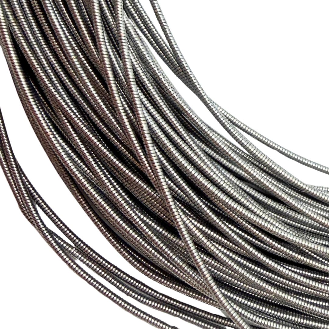 1MM, Gimp, Siff Wire, French Stiff wire in Light Silver Grey Color