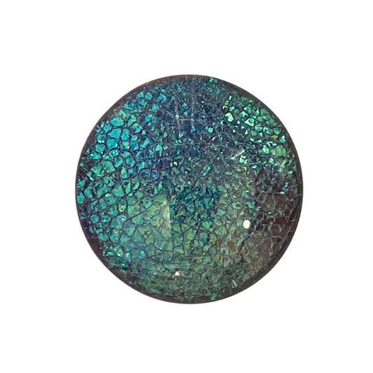 25mm Blue Purple Shift Round Dome Glass Cabochon