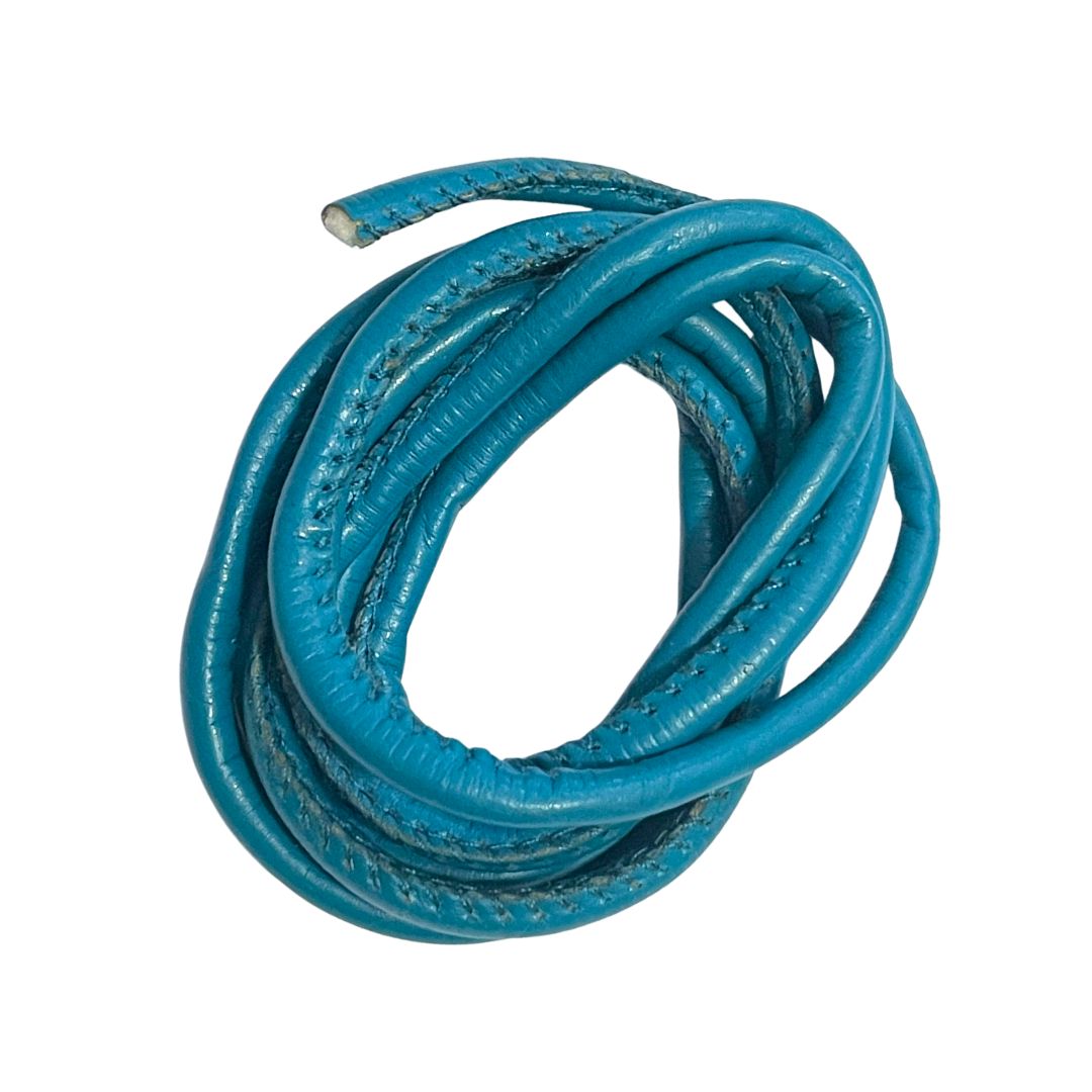 5mm PU Leather Cord Denim Blue