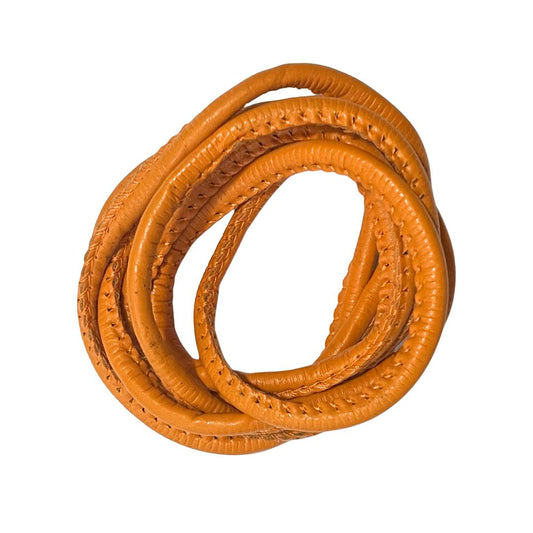 5mm PU Leather Cord Mustard