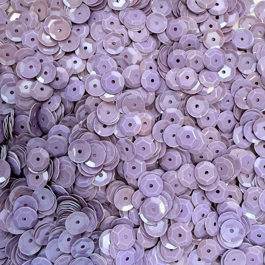 7mm Round Cup Shaped Sequins - Soft Lavender
