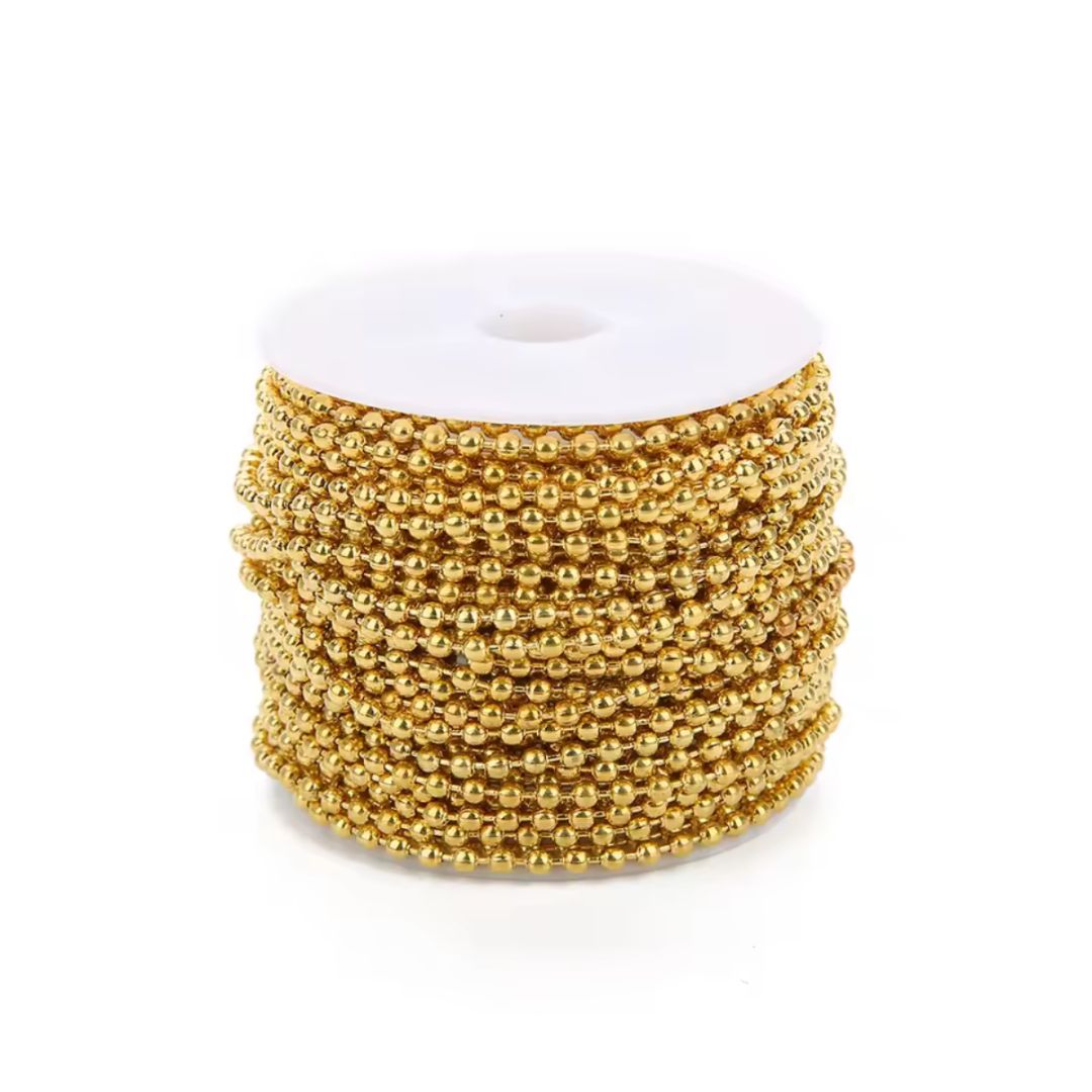 Ball Chain 1.5mm Gold