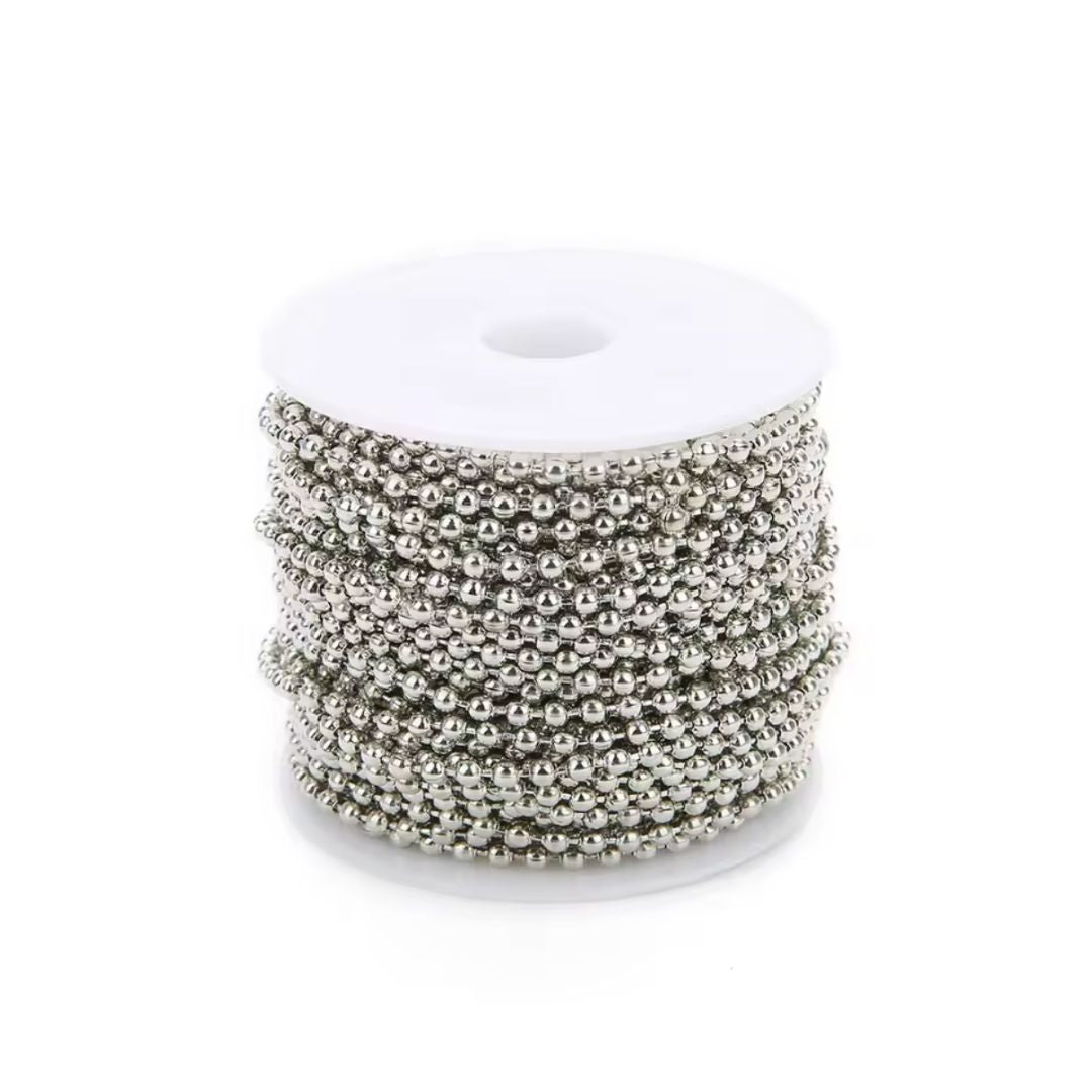Ball Chain 1.5mm Nickel Silver