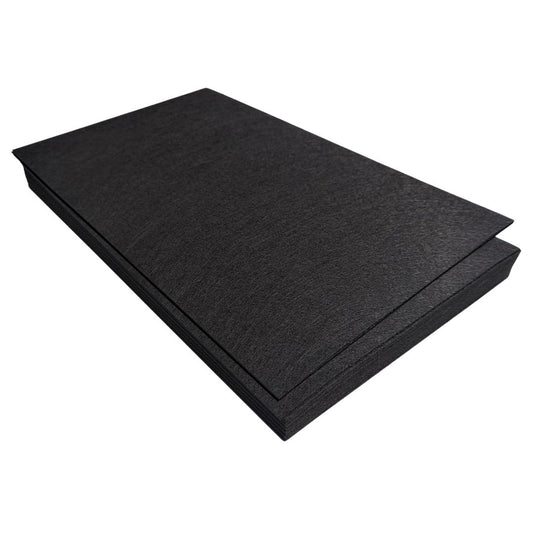 Black Stiff Felt Foundation for Bead Embroidery