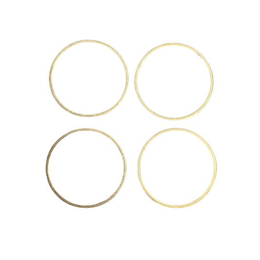 Circle Ring Metal Shape, 25mm Round, Gold