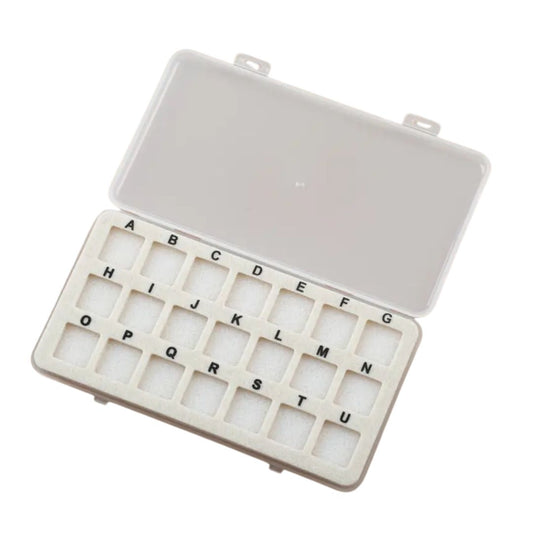 Cream Beading Mat with Acrylic Storage Box