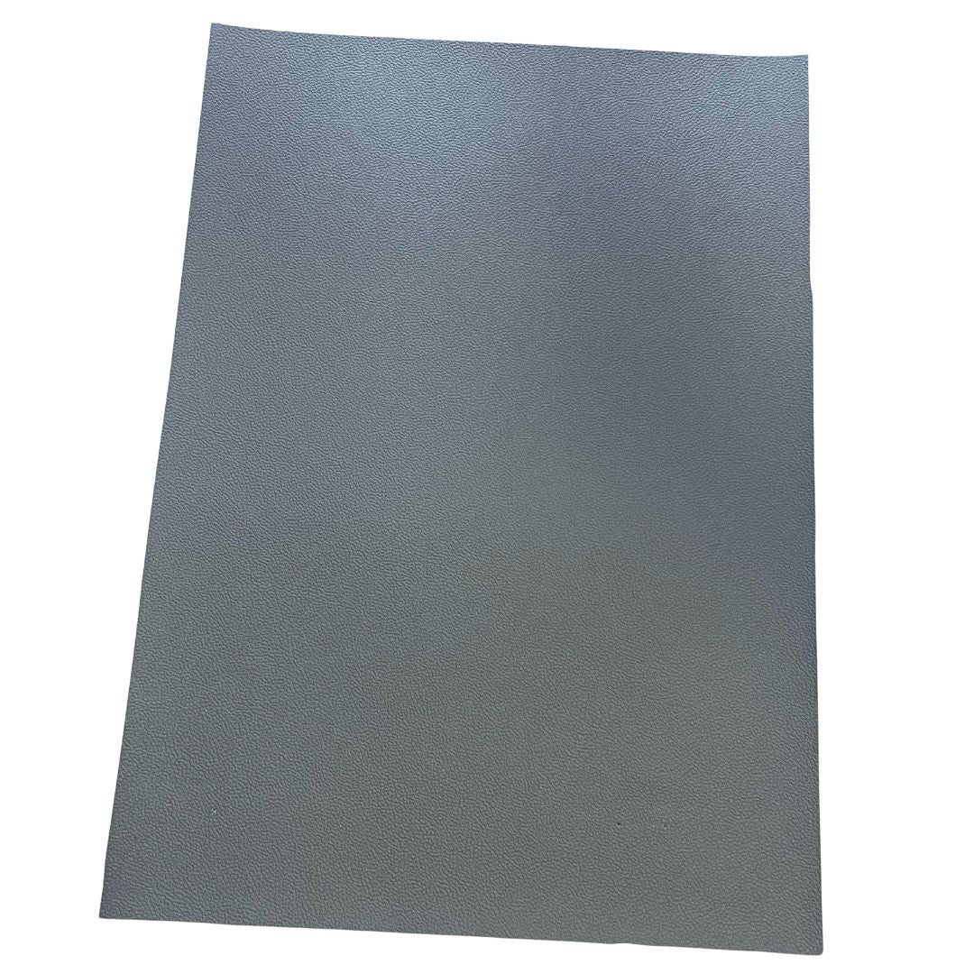 Matte Dark Grey Imitation Leather PU Vinyl