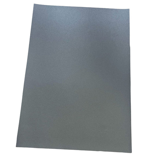 Matte Dark Grey Imitation Leather PU Vinyl
