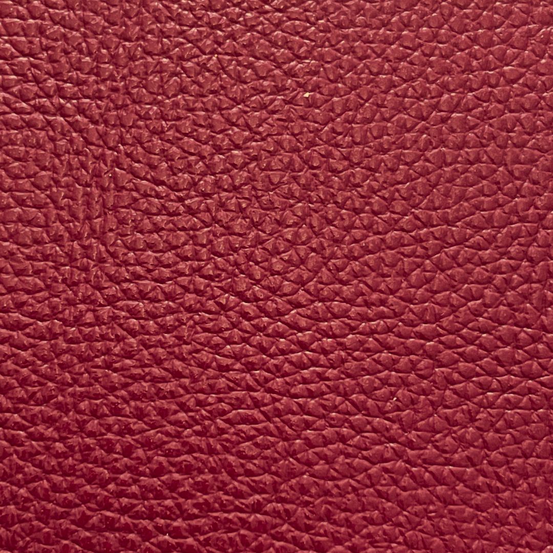 Dark Red Imitation Leather PU Vinyl