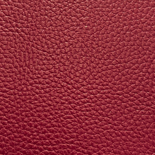 Dark Red Imitation Leather PU Vinyl