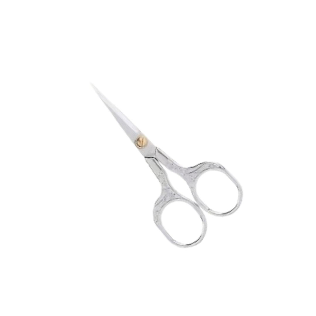 Scissors, Thread Snips With Flower Detail Silver