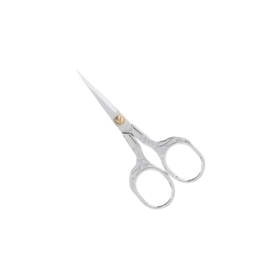 Scissors, Thread Snips With Flower Detail Silver