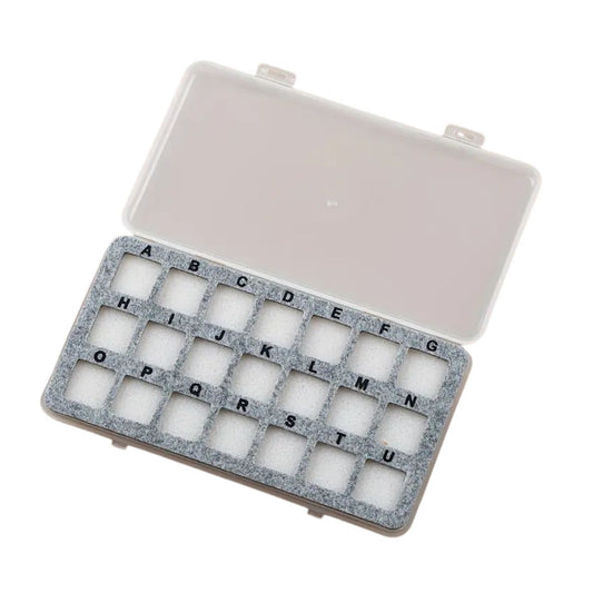 Grey Beading Mat with Acrylic Storage Box