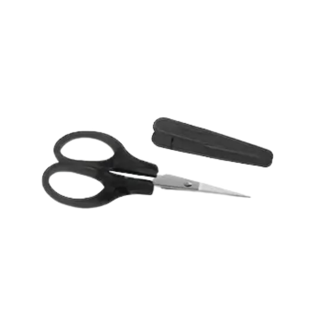 Small Scissors with protective cap Black