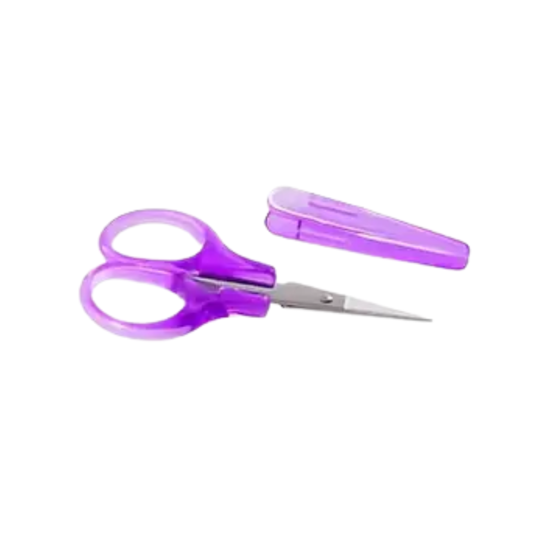 Small Scissors with protective cap Purple