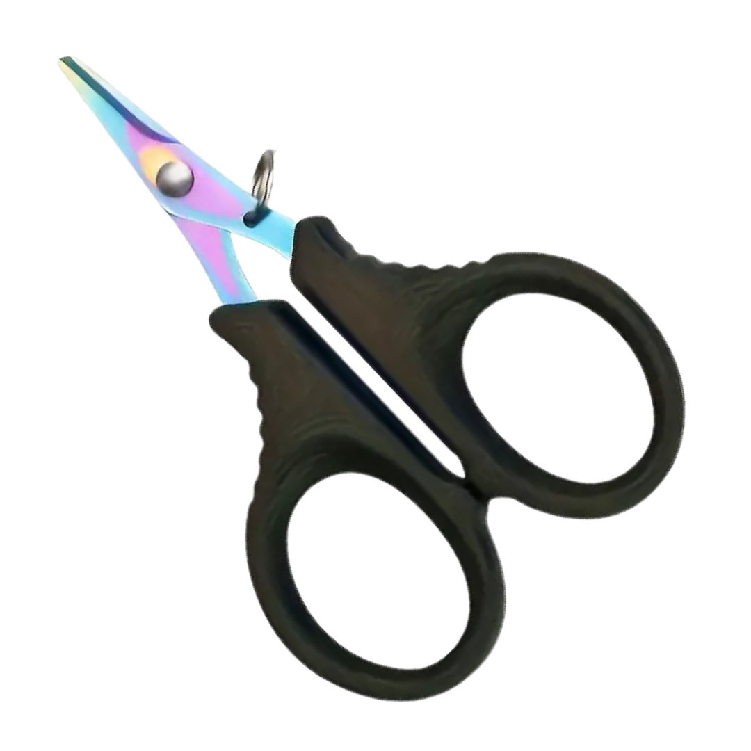 Titanium Fireline Scissors with Rainbow Tips