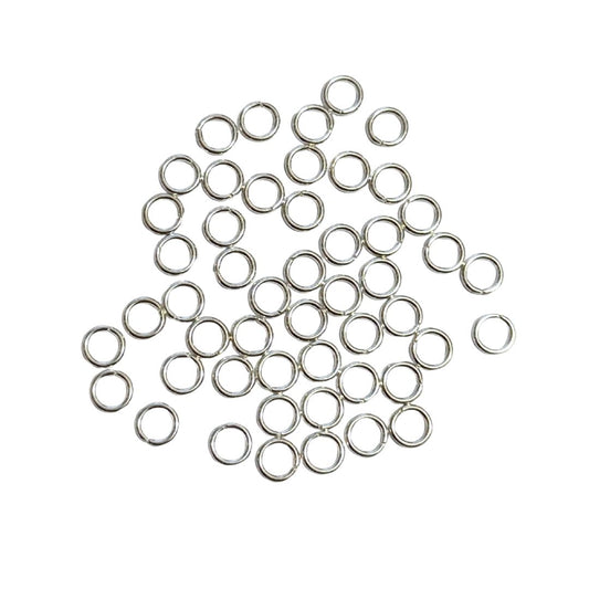 Jump Rings 4mm Outer Diameter (OD) Silver