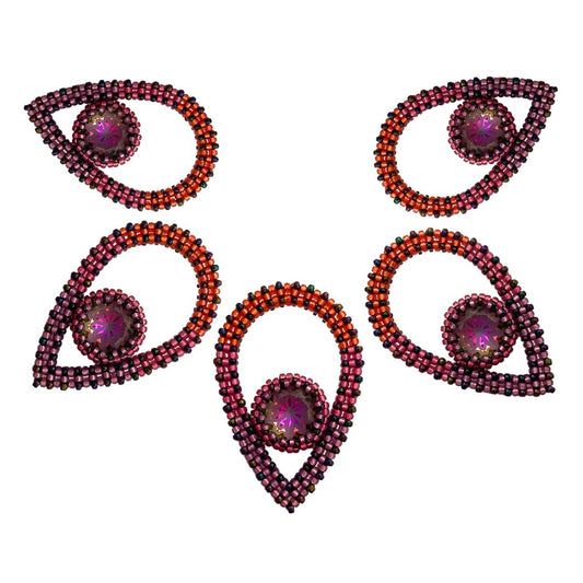 Lotus Necklace Kit WARM COLOURS