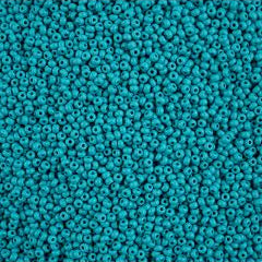 Preciosa Size 10/0 Czech Glass Seed Beads - Matte Opaque Light Blue