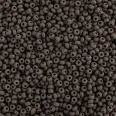 Preciosa Size 10/0 Czech Glass Seed Beads - Opaque Grey