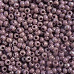 Preciosa Size 10/0 Czech Glass Seed Beads - Opaque Mauve AB