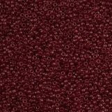 Preciosa Size 10/0 Czech Glass Seed Beads - Transparent Ruby