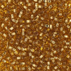 Preciosa Size 8/0 Czech Glass Seed Beads - Silverlined Gold