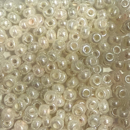 Close-up of small pearl-like beads.