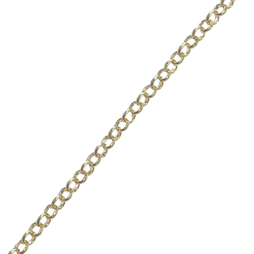 Rolo Chain, 3mm links, Gold