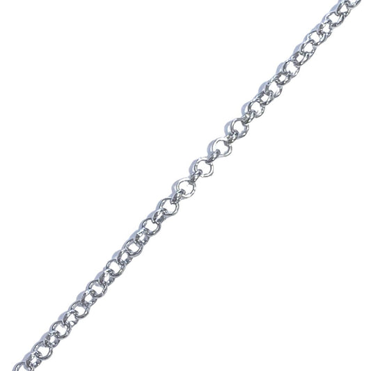 Rolo Chain, 3mm links, Silver