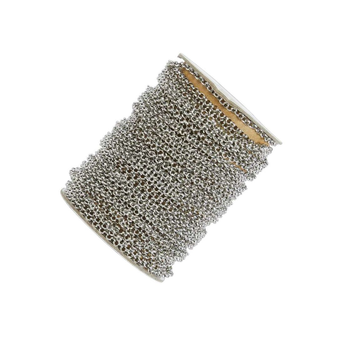 Rolo Chain, 3mm links, Silver
