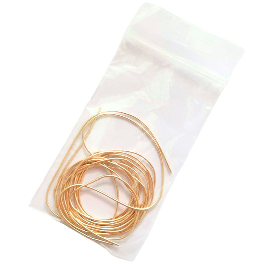 Rose Gold Soft Round Smooth Copper Bullion Metallic Wire