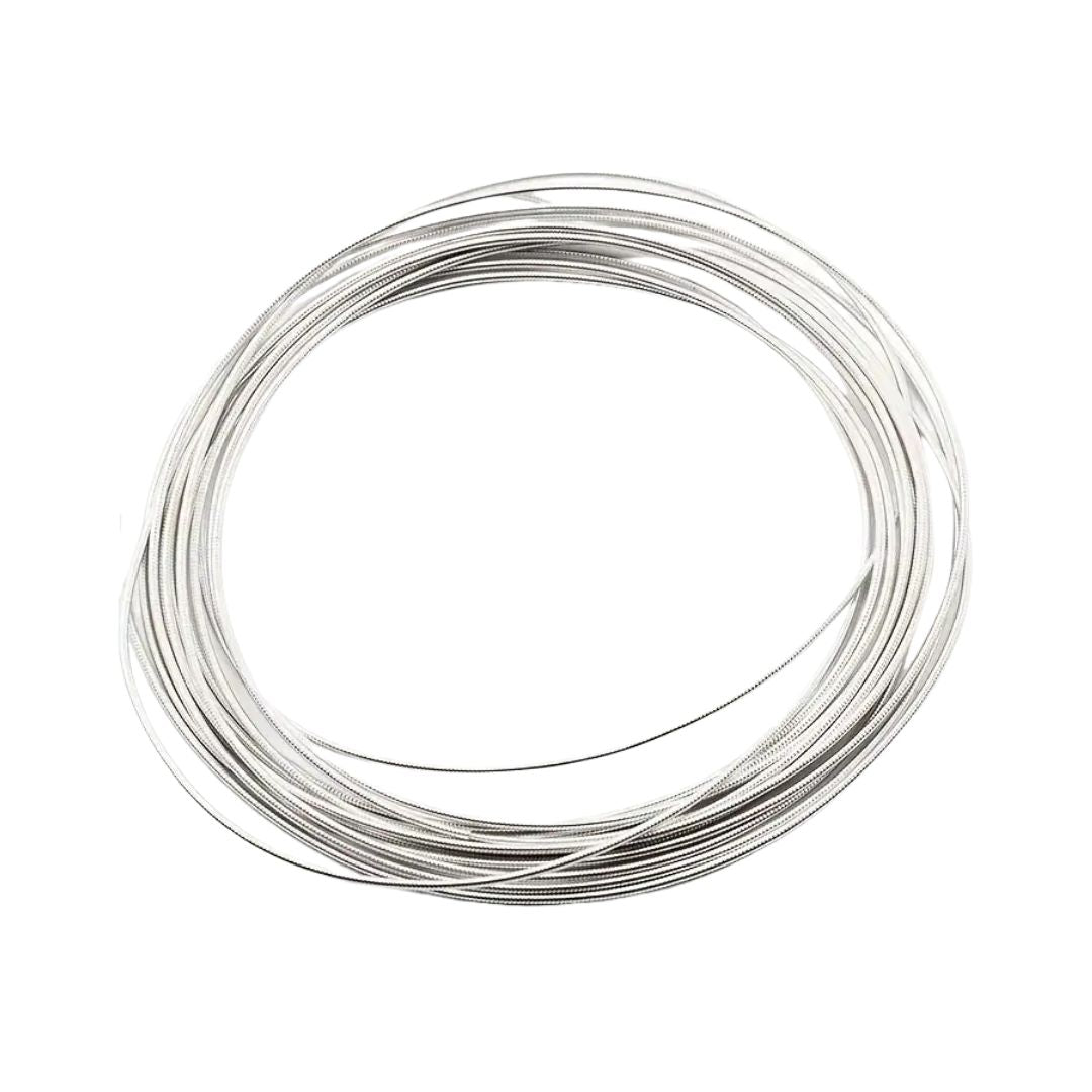Silver French Bullion Wire Hard 1mm