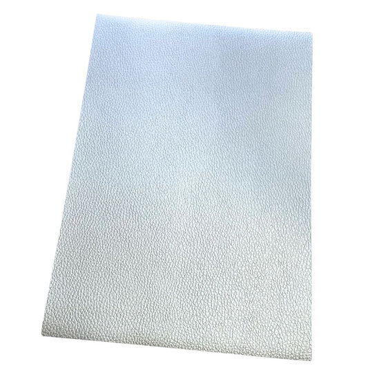 Silver Imitation Leather PU Vinyl