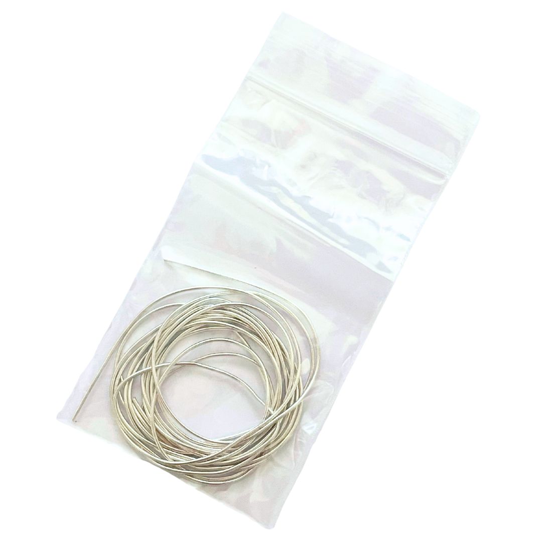 Silver Soft Round Smooth Copper Bullion Metallic Wire