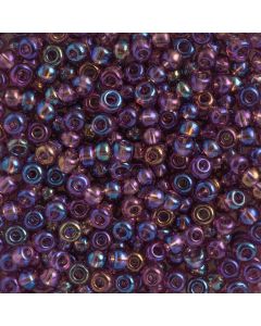Preciosa Size 2/0 Czech Glass Seed Beads - Transparent Amethyst AB